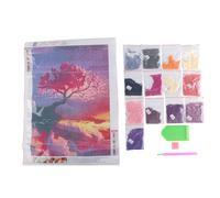 Ujjdwiurgh Kits de broderie 5D à faire soi-même pour adultes, peinture à strass collés, peinture à base de cristal, artisanat d'art pour la maison