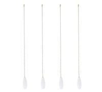 Ujjdwiurgh La Chaîne de Ventilateur de Plafond de 4 Pièces Tire la Chaîne de Traction D'Extension de Chaîne de Traction en Bois pour la Chaîne de Ventilateur de Lampe de Plafond