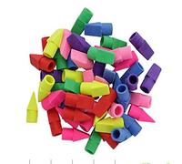Ujjdwiurgh la Gomme Casquettes, Gommes À Crayon, Gommes À Coiffer, Gommes À Effacer, Gommes de Couleur, Gommes À Effacer pour Enfants, Utilisation À, À L'École, Au Bureau 50Pcs