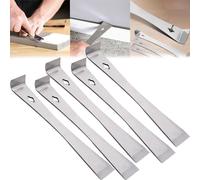 Ujjdwiurgh La Magie Polyvalente Du Menuisier, Grattoir à Levier en Acier Inoxydable de 10 Pouces, Outil de Travail Du Bois - Ciseau, pour Frapper