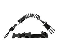 Ujjdwiurgh Lanière de Sécurité Multifonctionnelle Crazy Spring, Cordon Porte-Clés Élastique Résistant à l'usure, Noir