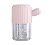 Ujjdwiurgh Lave-Lentilles de Contact avec Cordon de Serrage pour un Nettoyage Quotidien - Rose Doux