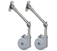 Ujjdwiurgh Le Couvercle Reste Ouvert avec Support de Couvercle à Fermeture en Douceur pour les Coffres à et les Portes à Rabat à Ouverture Vers le Haut Faciles à Installer (Lot de 2)