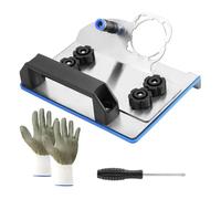 Ujjdwiurgh Le Support de Meuleuse D'Angle Convient à la Coupe de Chanfrein à 45° des Carreaux, Support Fixe de Meuleuse D'Angle Support de Coupe Spécial