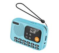 Ujjdwiurgh Lecteur Radio FM Portable Mini avec Bluetooth et Écran LED, Prend en Charge Les Cartes TF et Les Clés USB pour Une Utilisation à Domicile et en Extérieur.