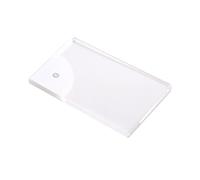 Ujjdwiurgh LED Vierge Acrylique Brillant Carte de Visite Lumière Transparente Nom Étiquette Conseil Bricolage Cadeau pour Mari Petits Amis Cadeau