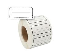 Ujjdwiurgh Les Autocollants Faciles à Enlever de 60 X 30 mm Conviennent Aux Pots de Confiture, Aux Congélateurs, Aux Récipients Alimentaires, Aux Étiquettes Imperméables et Aux Autocollants Durables