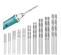 Ujjdwiurgh Les Bits de Forage en Diamant Se Fixent 20 Pcs pour la Pierre, le Bibère de Pointe à Torsion Lourde Réglée pour les en Verre