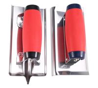 Ujjdwiurgh Les outils pour béton incluent une bordure et une rainure, des outils de finition en béton en acier inoxydable - Ensemble d'outils à main pour maçonnerie