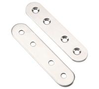 Ujjdwiurgh Les Supports de Plaque de Fixation de RéParation de RéParation en Acier Inoxydable Plat Supportent 2Pcs