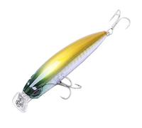 Ujjdwiurgh Leurres de Peche, Mene Manivelle 7.5cm 10.5g, Systeme Magnetique. Nouveau Modele Appat A Manivelle Couleur: F