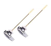 Ujjdwiurgh Levier de chasse d'eau universel pour réservoir de toilettes - Poignée de rechange latérale - Compatible avec la plupart des toilettes droites