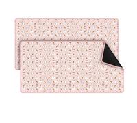 Ujjdwiurgh Litière pour Cage de Cobaye à Séchage, 2 Paquets, 47" X 24", Coussin Lavable, Antidérapant, Réutilisable.