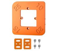 Ujjdwiurgh Localisateur D'Angles Arrondis pour Menuiserie 4 en 1 Outil Universel pour Bords Arrondis R10-R25