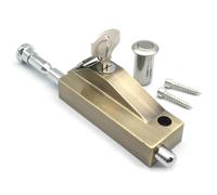 Ujjdwiurgh Loquet de porte rotatif pour cadre de porte, serrure de porte, double loquet à ressort antivol, matériel de maison, décoration B