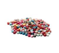 Ujjdwiurgh Lot de 1 000 perles en acrylique avec lettres de l'alphabet pour fabrication de bracelets, colliers, loisirs créatifs