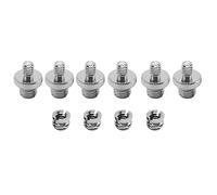 Ujjdwiurgh Lot de 10 adaptateurs filetés pour trépied, monopode, tête sphérique, support d'éclairage, support d'épaule pour appareil photo 6,35 mm et 9,5 mm