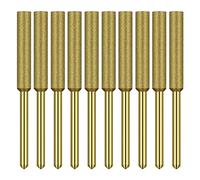 Ujjdwiurgh Lot de 10 aiguiseurs électriques pour tronçonneuse - Meules en titane plaqué (4 mm)