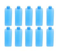 Ujjdwiurgh Lot de 10 blocs de refroidissement pour le stockage des aliments et la réfrigération - Réutilisables - Blocs de glace portables