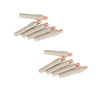 Ujjdwiurgh Lot de 10 buses conductrices revêtues - Buse conductrice de soudage bidirectionnelle - Pas de blocage de fil et pas de scories de soudure - 8,8 x 45 x 1,2