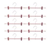 Ujjdwiurgh Lot de 10 cintres de bas de jupe, pantalons et jupes, haute résistance, avec clip