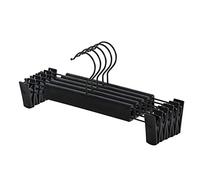 Ujjdwiurgh Lot de 10 cintres en métal pour pantalons, jupes, pantalons avec 2 réglables