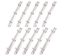 Ujjdwiurgh Lot de 10 classeurs à 3 anneaux A5 avec trous en métal de 20 mm