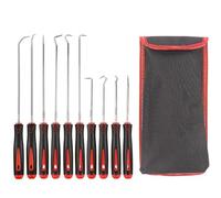 Ujjdwiurgh Lot de 10 crochets de démontage de joints d'huile pour réparation de voiture, tournevis, crochet antidérapant