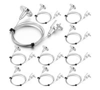 Ujjdwiurgh Lot de 10 crochets de suspension en acrylique pour panneau de plafond - 2,5 m