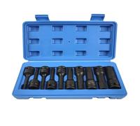 Ujjdwiurgh Lot de 10 douilles hexagonales de 1,27 cm, tailles métriques standard