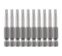 Ujjdwiurgh Lot de 10 embouts de tournevis Torx magnétiques T20 6,3 mm à tige hexagonale de 4 mm