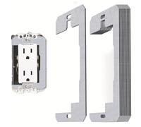 Ujjdwiurgh Lot de 10 Entretoises de Plaque de Réglage de Prise - Rallonges de Prise Électrique Durables et Autonivelantes pour Surfaces Inégales