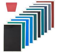 Ujjdwiurgh Lot de 10 feuilles de papier coloré gravé avec plaque de friction 0,3 mm d'épaisseur pour gravure et marquage papier coloré pour verre céramique