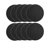 Ujjdwiurgh Lot de 10 filtres à charbon pour seau à compost de 17 cm - Filtre de rechange pour poubelle de comptoir
