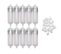 Ujjdwiurgh Lot de 10 filtres à encre capsule de 80 mm de long pour imprimante à solvant Myjet Crystaljet Gongzheng Jhf Vista Xaar tête d'impression