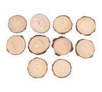 Ujjdwiurgh Lot de 10 pièces de copeaux de bois de pin, feuilles de bois de bois rustique, décoration de mariage, centre de table, style campagnard vintage