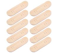 Ujjdwiurgh Lot de 10 pièces de rechange en bois pour skateboard