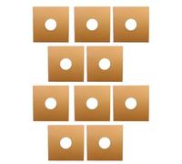 Ujjdwiurgh Lot de 10 pochettes de protection pour disques vinyles en papier composite