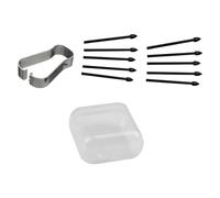 Ujjdwiurgh Lot de 10 pointes de rechange pour 2 marqueurs avec outil Noir