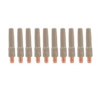 Ujjdwiurgh Lot de 10 pointes de soudage MIG anti-adhésives 45 x 0,8 mm, accessoires de torche en métal pour unités de soudage 15AK