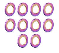 Ujjdwiurgh Lot de 10 rondelles plates en titane M5 pour vélo 5 mm