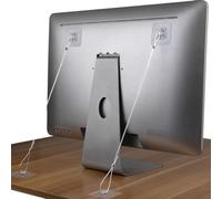 Ujjdwiurgh Lot de 10 sangles adhésives en acier inoxydable pour télévision à écran plat, ancrages de sécurité anti-basculement pour meubles