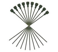 Ujjdwiurgh Lot de 10 tiges d'extension de fleurs en plastique pour plantes d'intérieur Vert