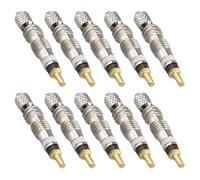 Ujjdwiurgh Lot de 10 valves de rechange pour vélo de route sans chambre à air, accessoires de vélo