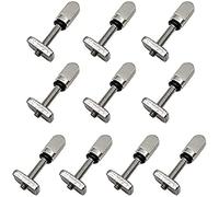 Ujjdwiurgh Lot de 10 vis à ailettes universelles en acier inoxydable sans outil pour longboard de surf