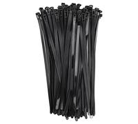 Ujjdwiurgh Lot de 100 attaches autobloquantes robustes de 30,5 cm - Noir - Résistance à la traction de 45,4 kg