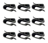 Ujjdwiurgh Lot de 100 clips pour panneau solaire photovoltaïque pour support de cadre solaire de 1,0 à 3,2 mm, noir