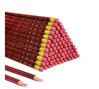 Ujjdwiurgh Lot de 100 crayons à croquis HB en bois avec gomme pour dessin pour enfants