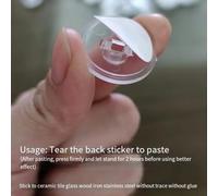 Ujjdwiurgh Lot de 100 Crochets de Plafond Adhésifs Amovibles pour Suspension Murale, Disque de 2 cm, Crochets de Plafond Adhésifs pour Festival, Mariage, Décoration de Noël