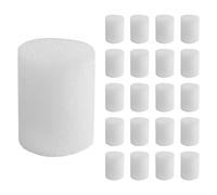 Ujjdwiurgh Lot de 100 éponges hydroponiques cylindriques de 19 mm pour culture de légumes en pot en filet, accessoires de croissance des plantes